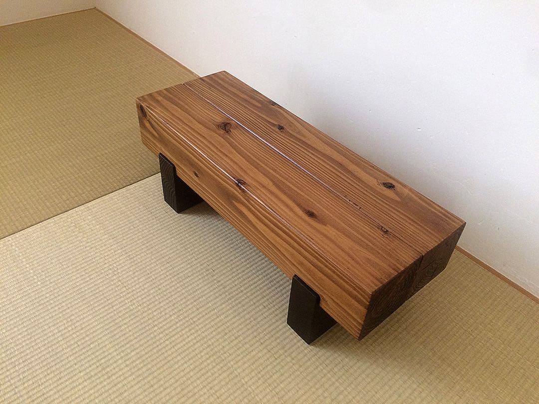 どっしり木製飾り台☆約横幅50×高さ17×奥行き18cm☆花台