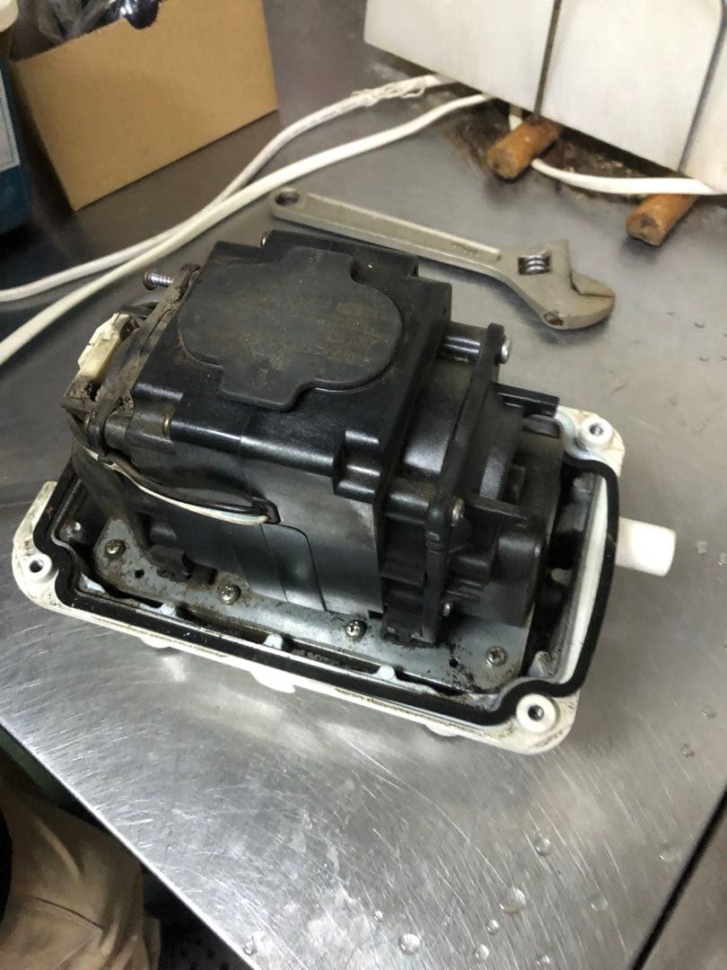 浄化槽ブロワー風量80チャンバー交換済み