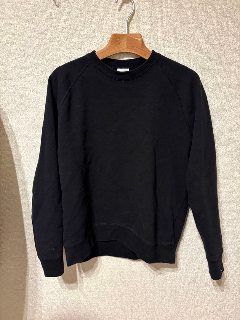 LOOPWHEELER ループウィラー LW313 ブラック SMALL