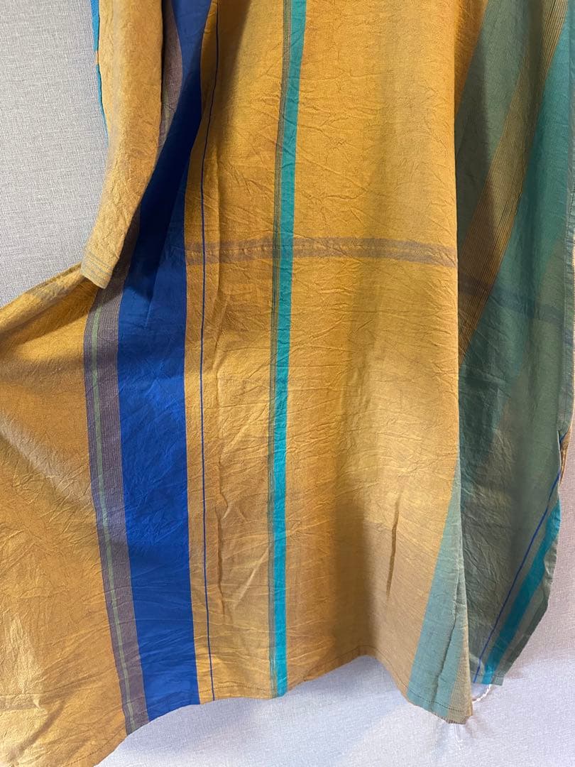 新品未使用　タマキニイメ fuwa-T ALL コットン100% マスタード系