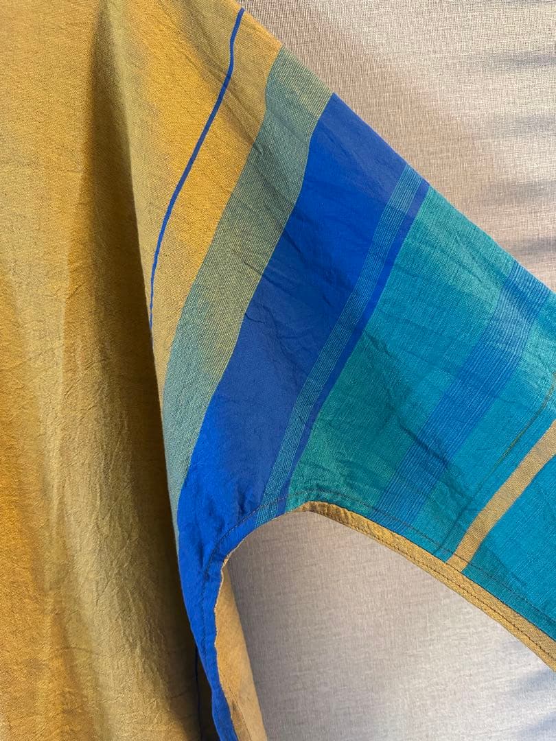 新品未使用　タマキニイメ fuwa-T ALL コットン100% マスタード系