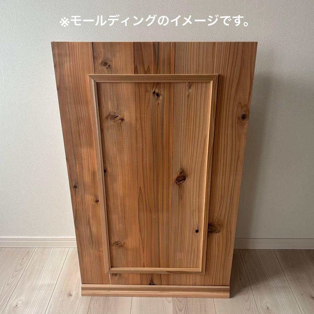 【ちぃ】杉無垢材を使った折り畳みレジカウンター オーダー品