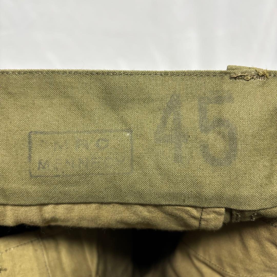 希少 実物 新品 デッドストック フランス軍 M-47 カーゴパンツ 前期型