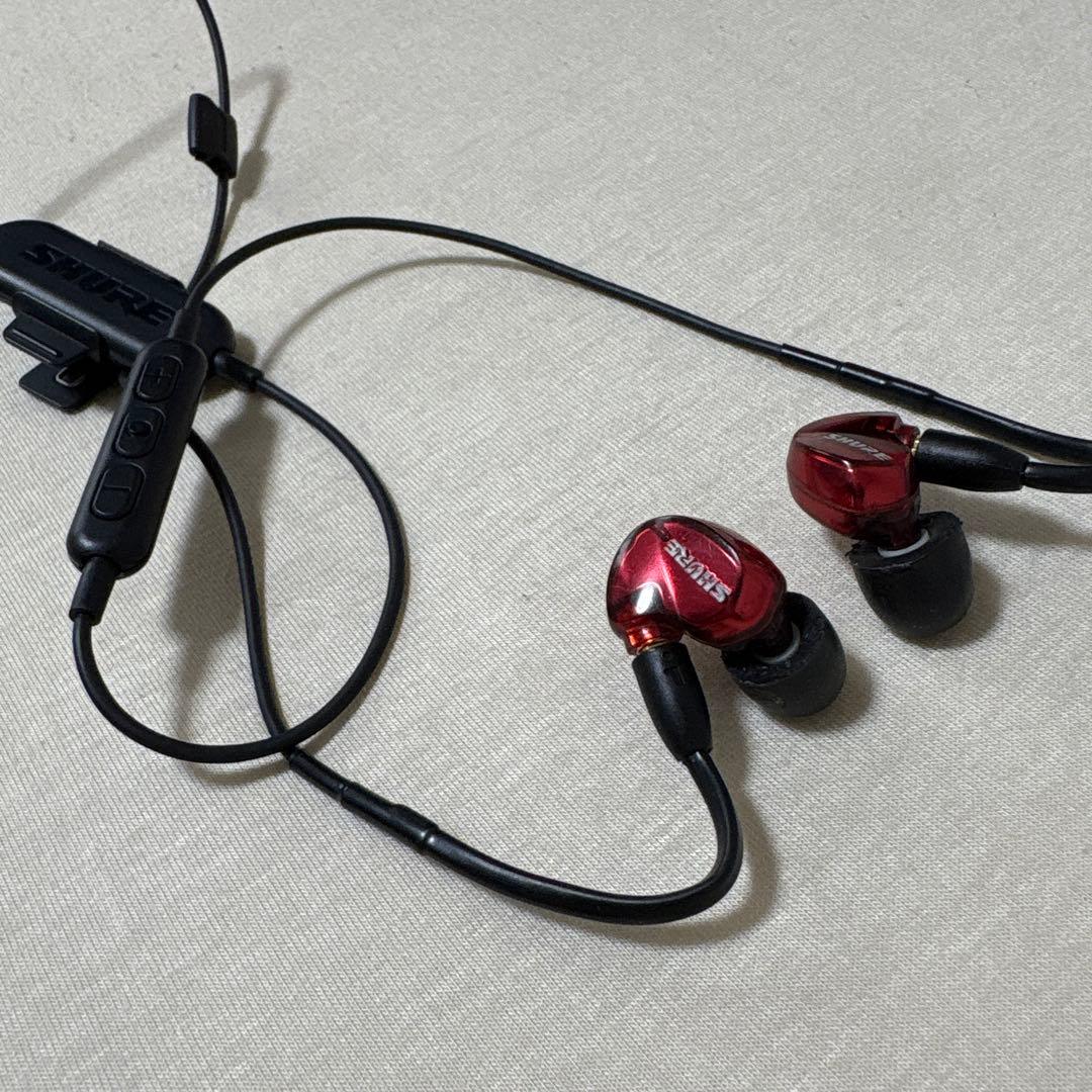 SHURE ワイヤレスイヤホン SE535 WIRELESS レッド