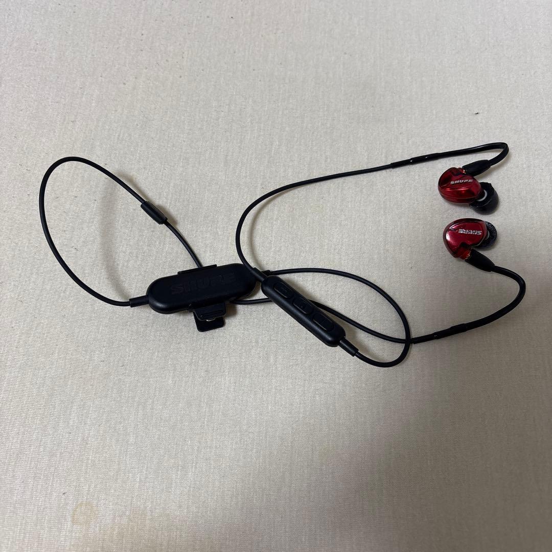 SHURE ワイヤレスイヤホン SE535 WIRELESS レッド