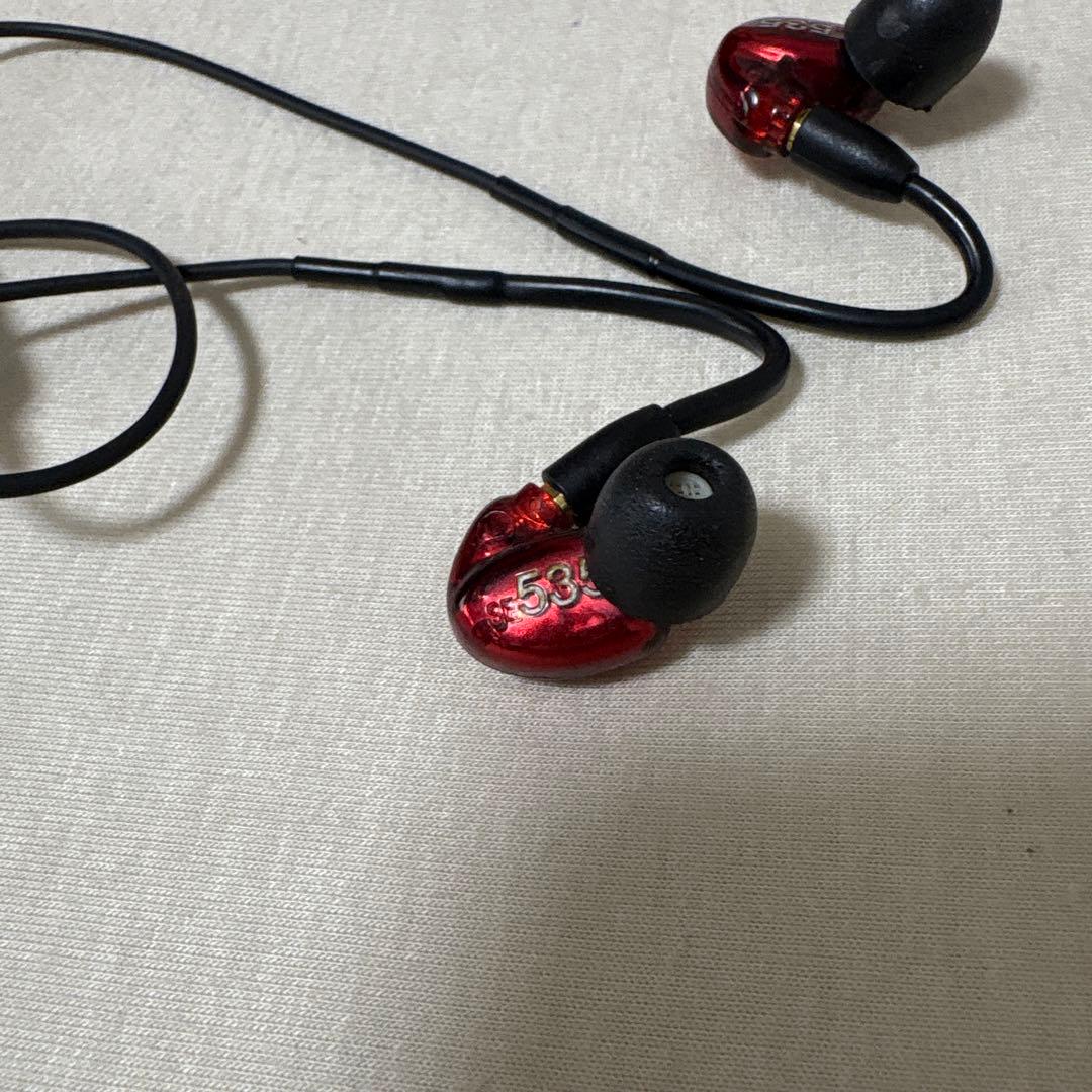 SHURE ワイヤレスイヤホン SE535 WIRELESS レッド