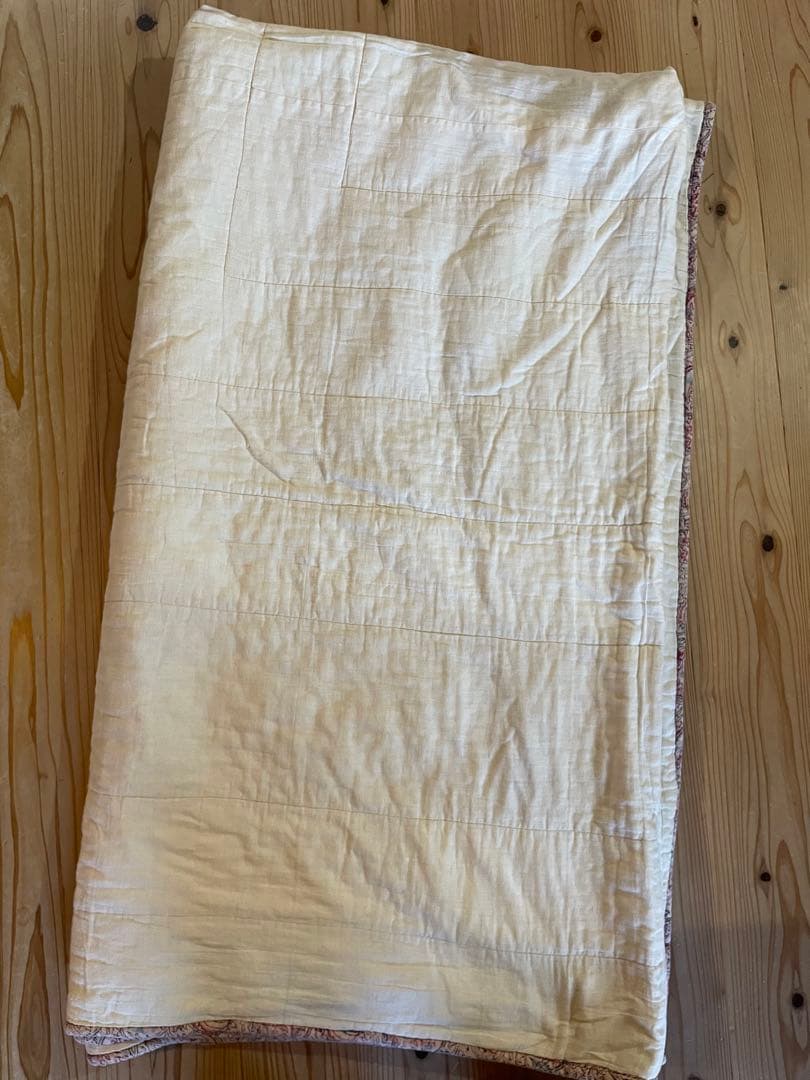 最終値下げ　1920s 大判　フランスキリム　ブランケット