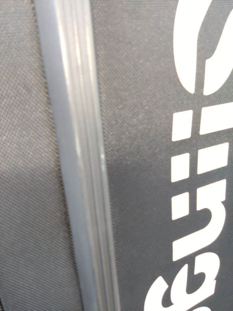 Slinger テニスバッグ 大型 青/黒 キャリー付き