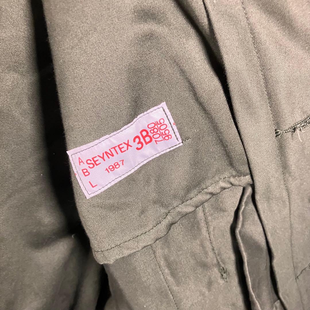 ベルギー軍 実物 1987 SEYNTEX モッズパーカー M-65 L相当