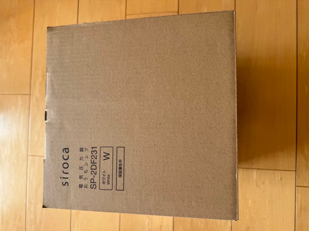 siroca 電気圧力鍋 SP-2DF231 ホワイト