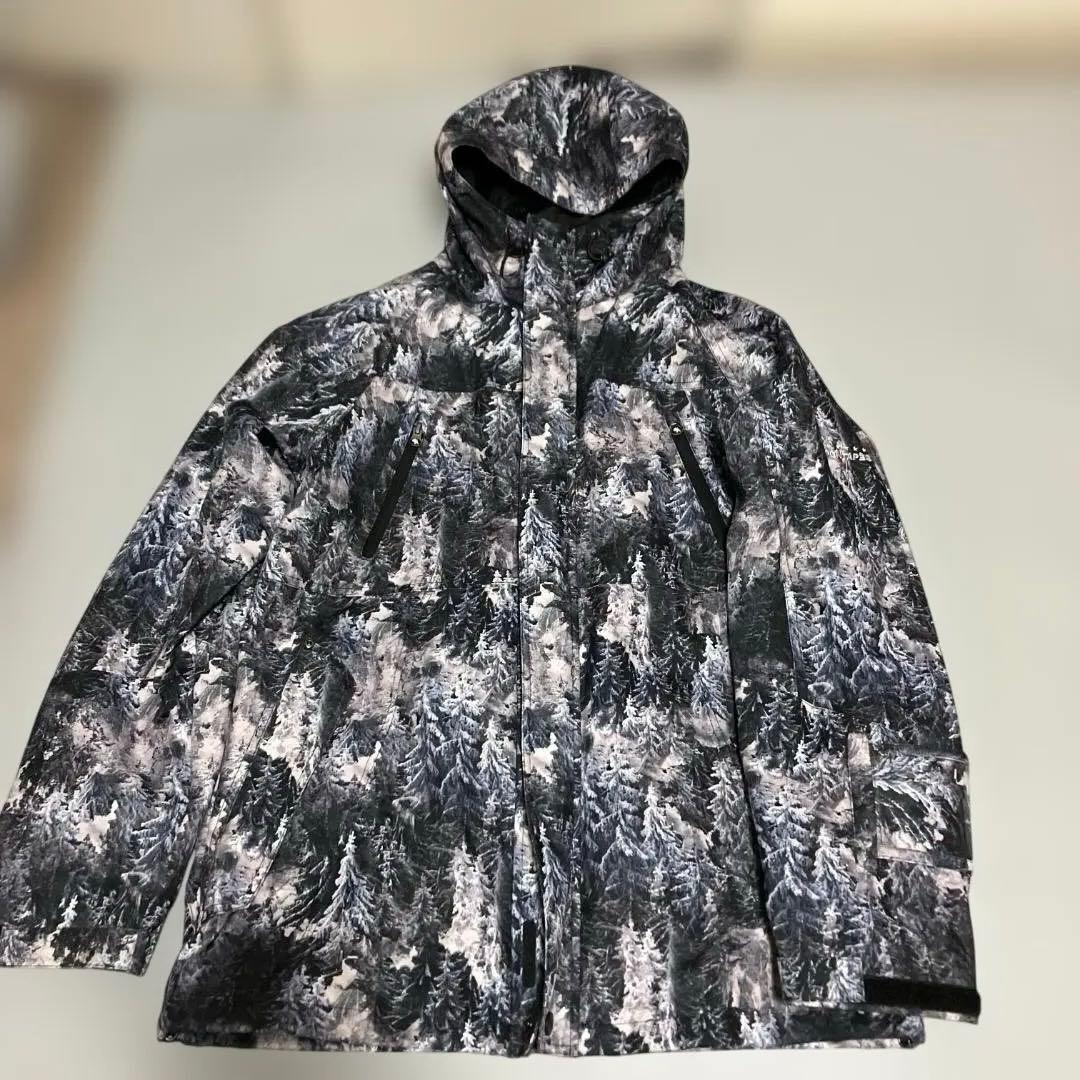 PONTAPES スキー スノボ ウェア 上下 メンズL 黒白