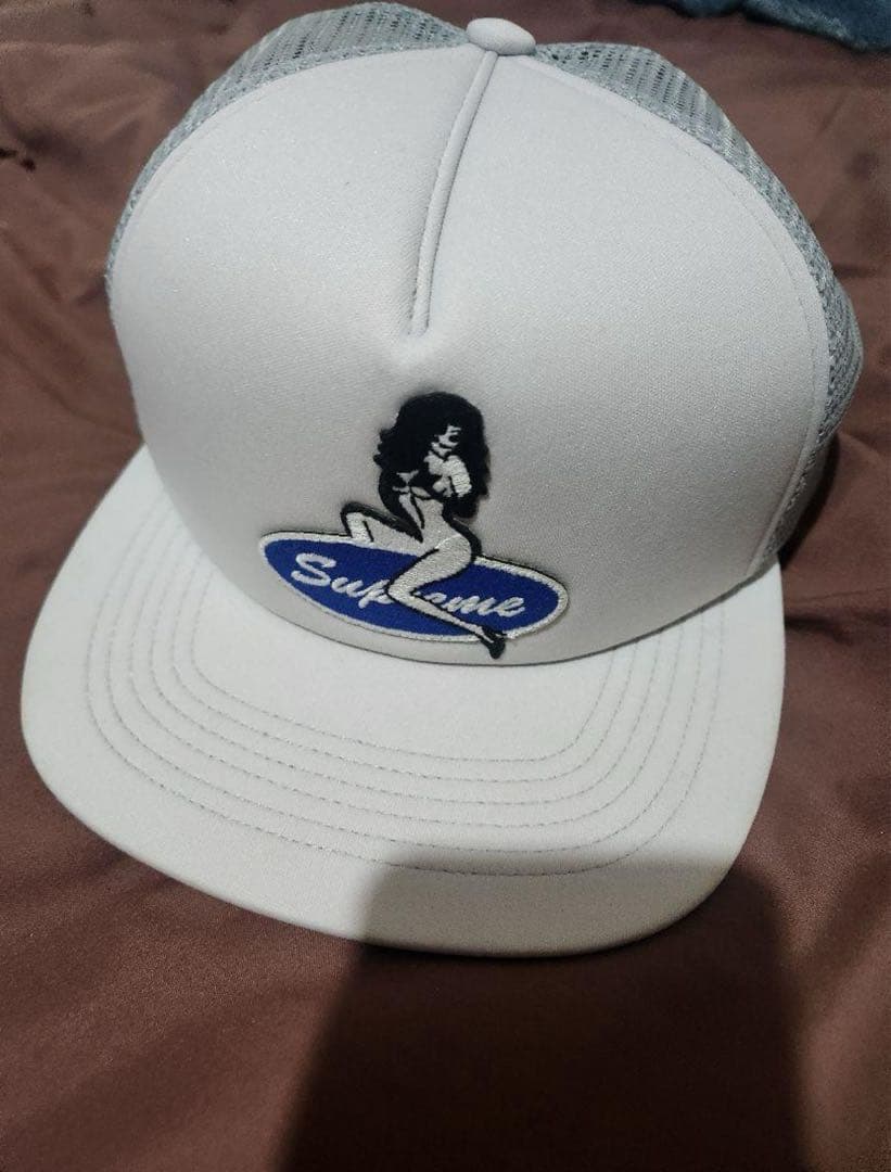 Supreme Pin Up Mesh Back 5-Panel グレー