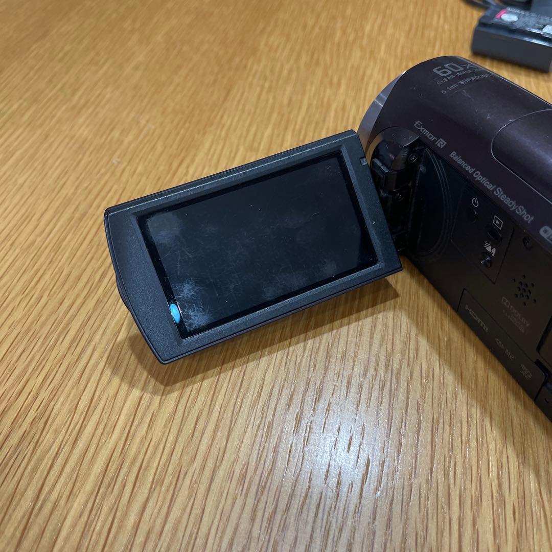 並品 SONY ソニー　HDR-CX670 ボルドーブラウン