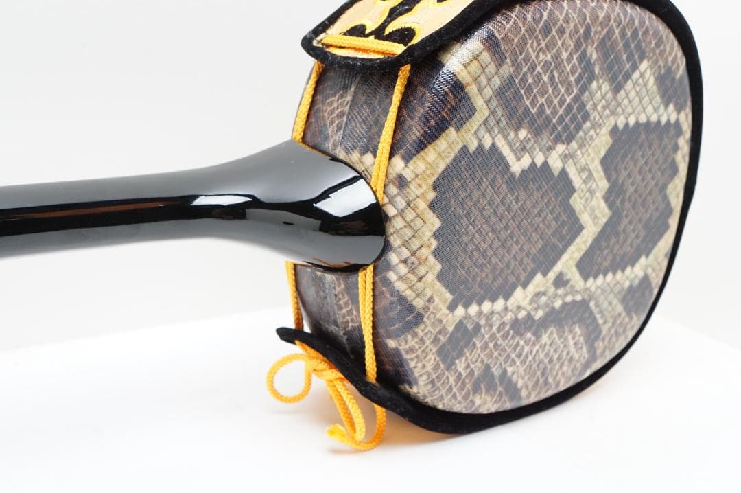 ＜美品＞沖縄三線 人工皮　 鍵付き　ハードケース　セット