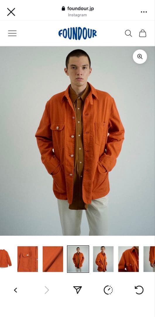 Foundour ワークジャケット　サイズ3