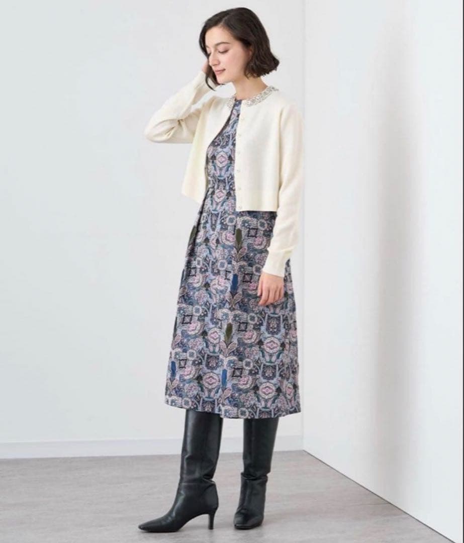 新品未使用品　アナイ タロットモチーフタック ワンピース