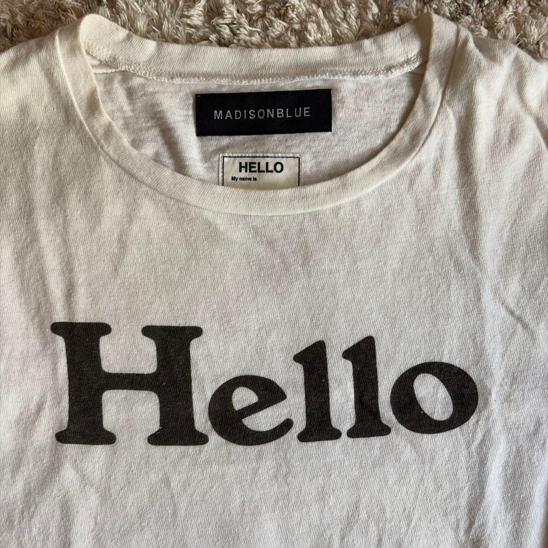 【マディソンブルー】正規品ハローTシャツ01