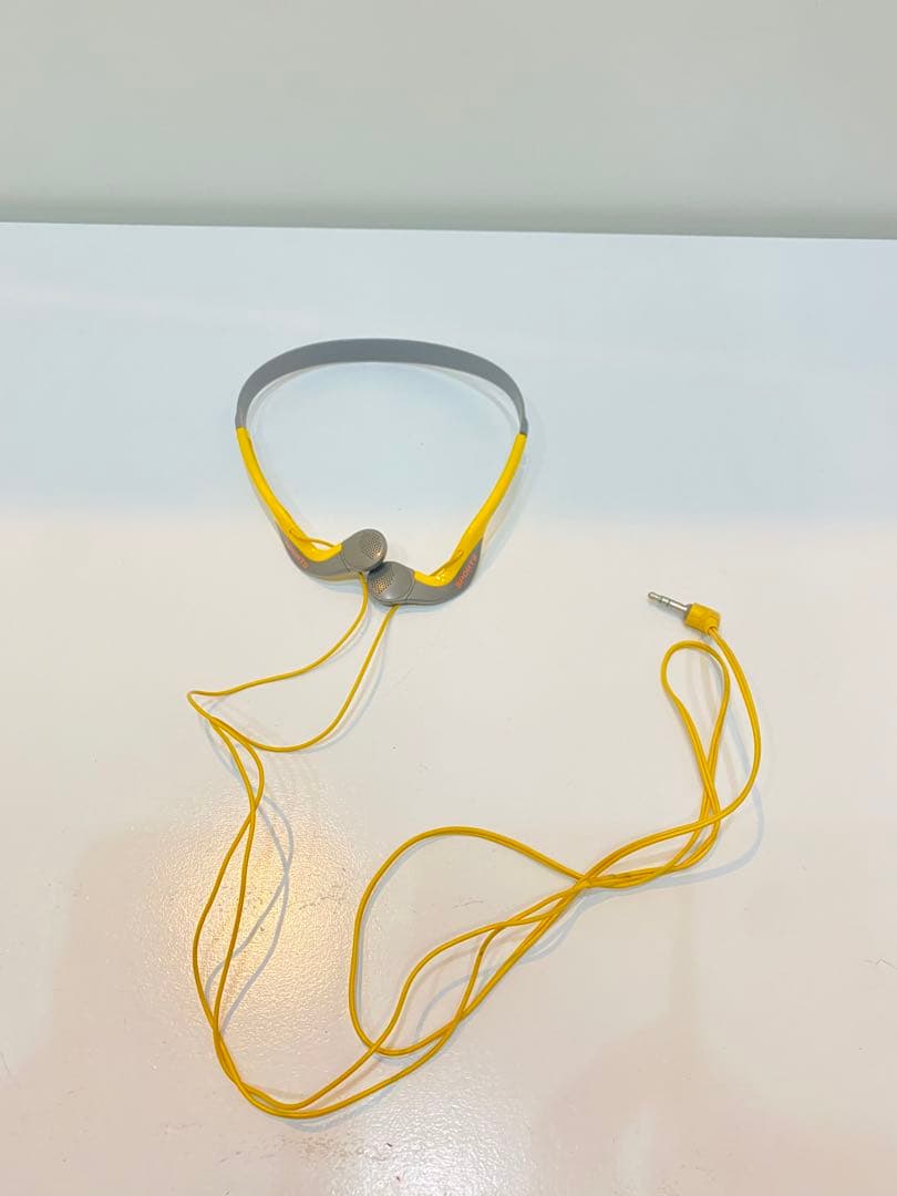 sh1583 SONY MDR-W20G 有線イヤホン イエロー/グレー ソニー