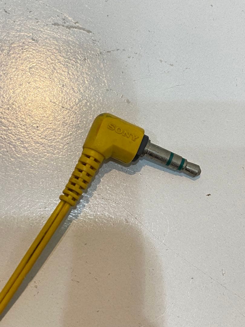 sh1583 SONY MDR-W20G 有線イヤホン イエロー/グレー ソニー