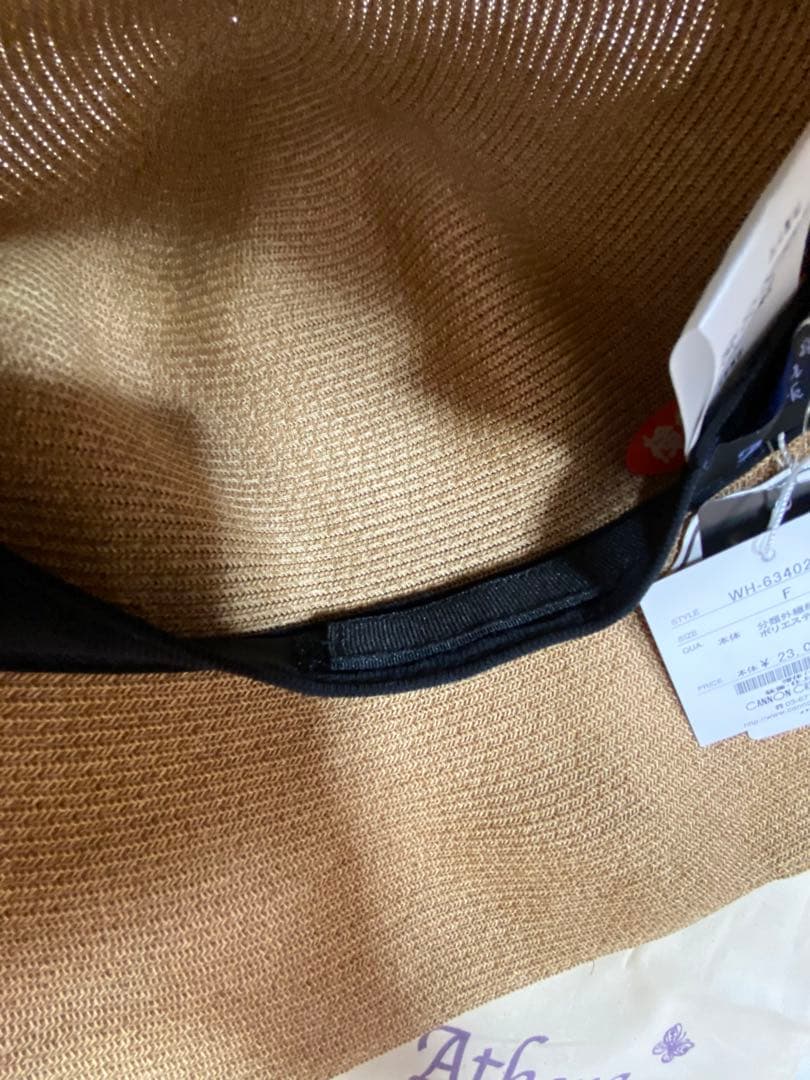 タグ付き新品　Athena New York リサコ　 ネイビー　リボン