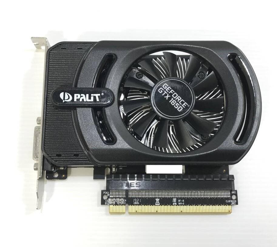 Palit GeForce GTX1650 STORMX 4G 補助電源不要