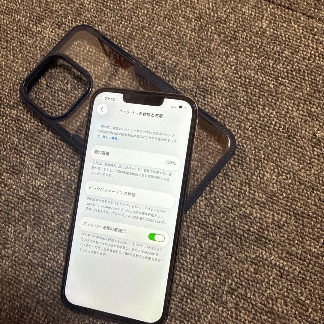 Apple iPhone 13 Pro 256GB シルバー ケース付き