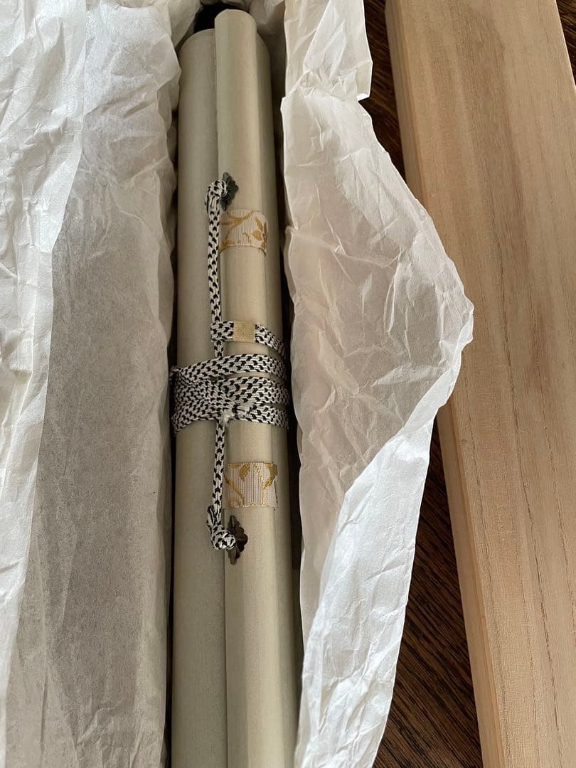 【美品】掛軸　瀧直下三千丈　足立泰道老師筆