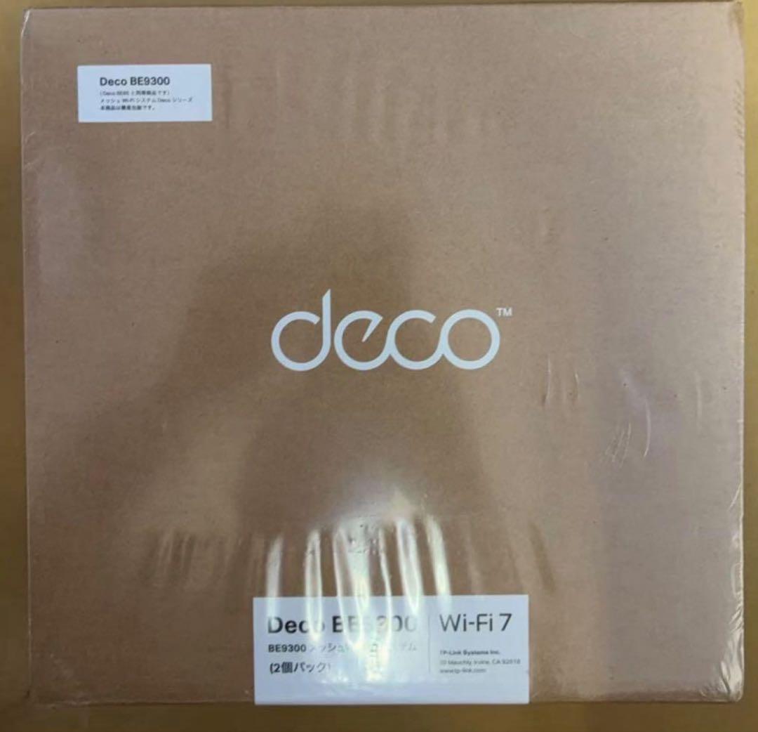 TP-Link メッシュwifi ルーター Deco BE9300 1ユニット