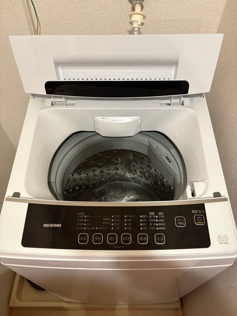 【2月上旬発送】送料込み　洗濯機6.0kg アイリスオーヤマIAW-T602E