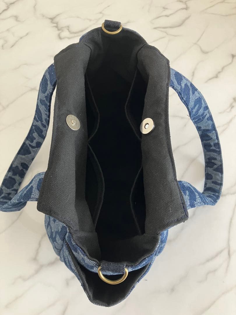 1002 LaLa☆　デニムリメイクバック　ハンドメイド　2点