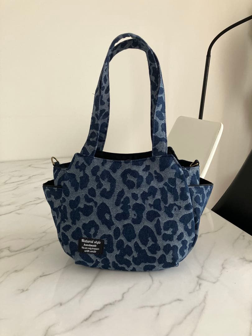 1002 LaLa☆　デニムリメイクバック　ハンドメイド　2点