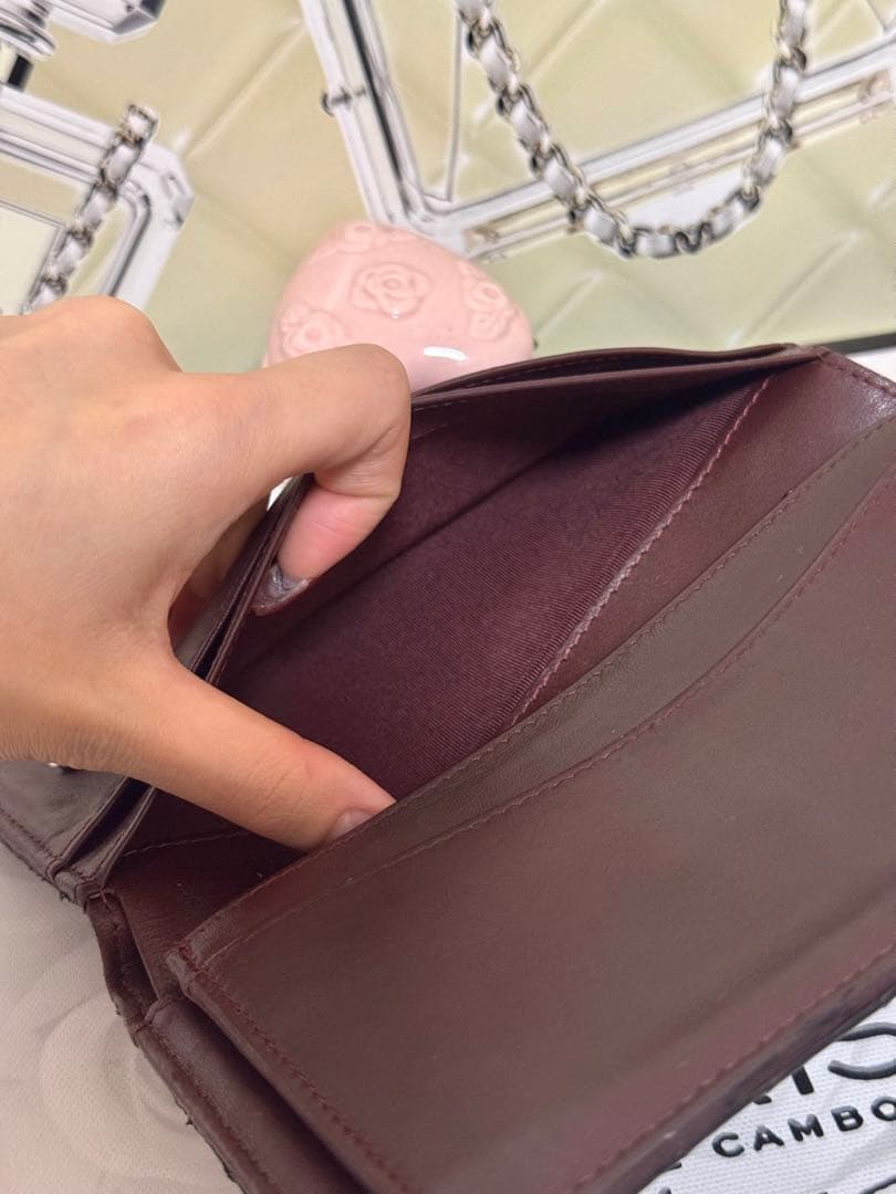 美品✨️CHANEL シャネルマトラッセラムスキン長財布✨️②