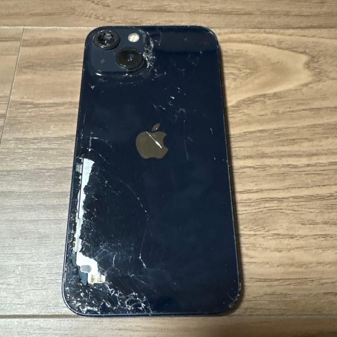 iPhone13 128GB ミッドナイト ブラック SIMフリー 背面傷あり