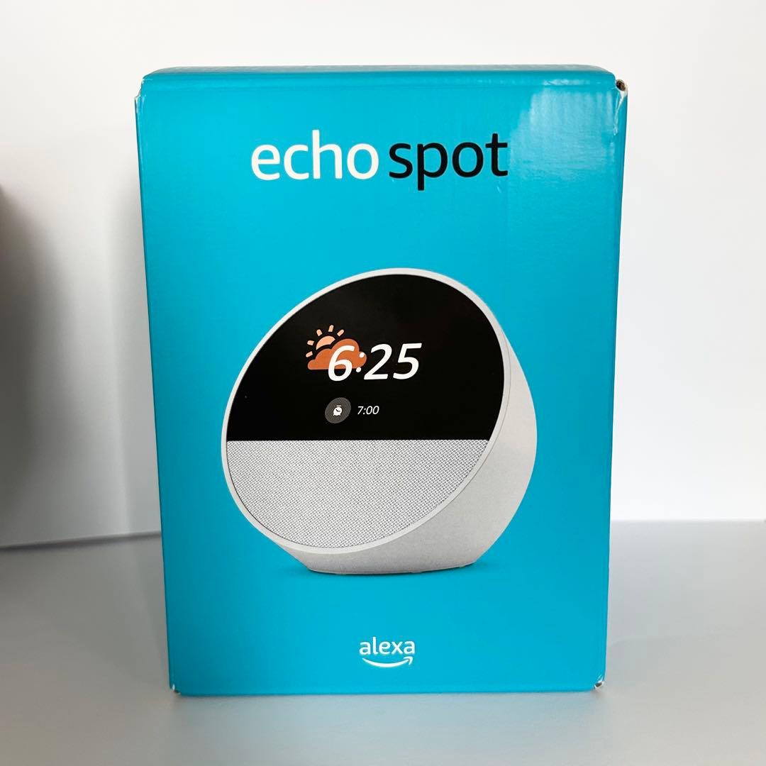Amazon Echo Spot グレーシャーホワイト 2024年発売