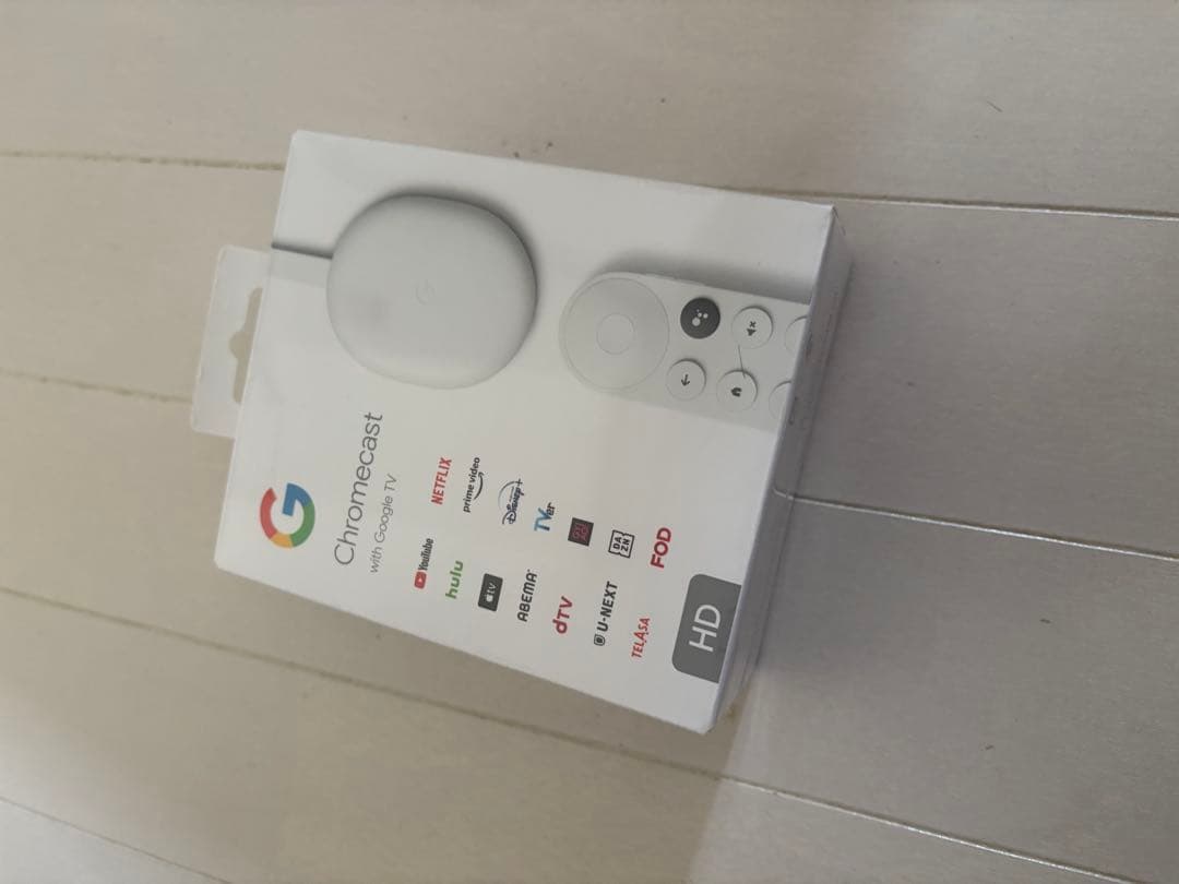 未使用　Chromecast with Google TV (HD)