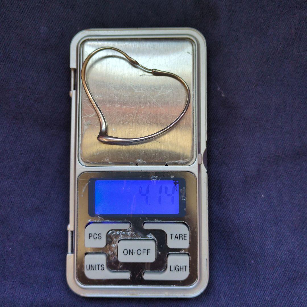 ティファニー オープンハート フープピアス ag925 片方