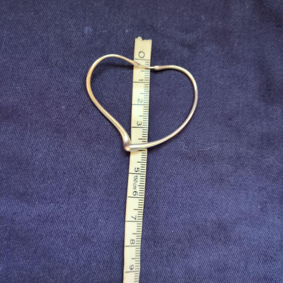 ティファニー オープンハート フープピアス ag925 片方