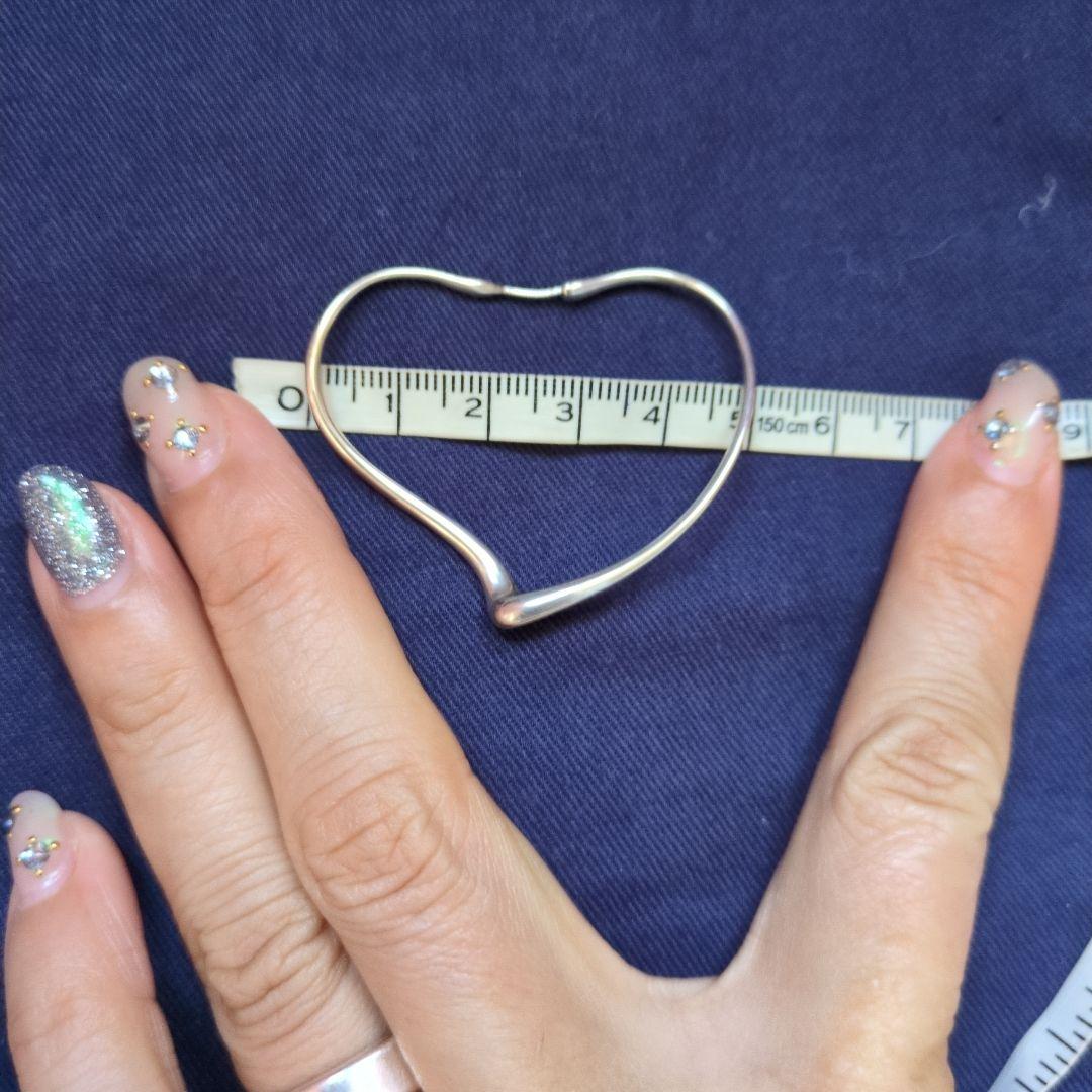 ティファニー オープンハート フープピアス ag925 片方