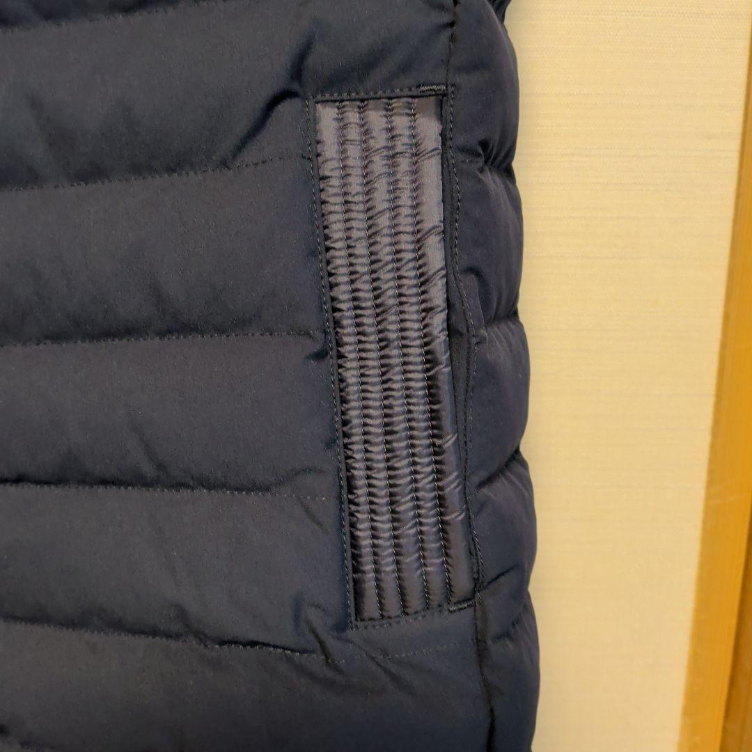 and per se フード付きダウンベスト ネイビー