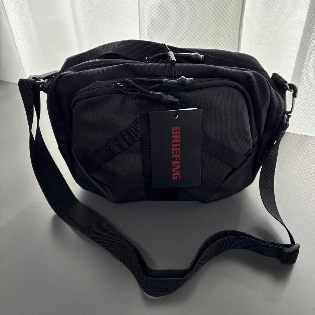 BRIEFING ショルダーバッグ ブラック/グレー