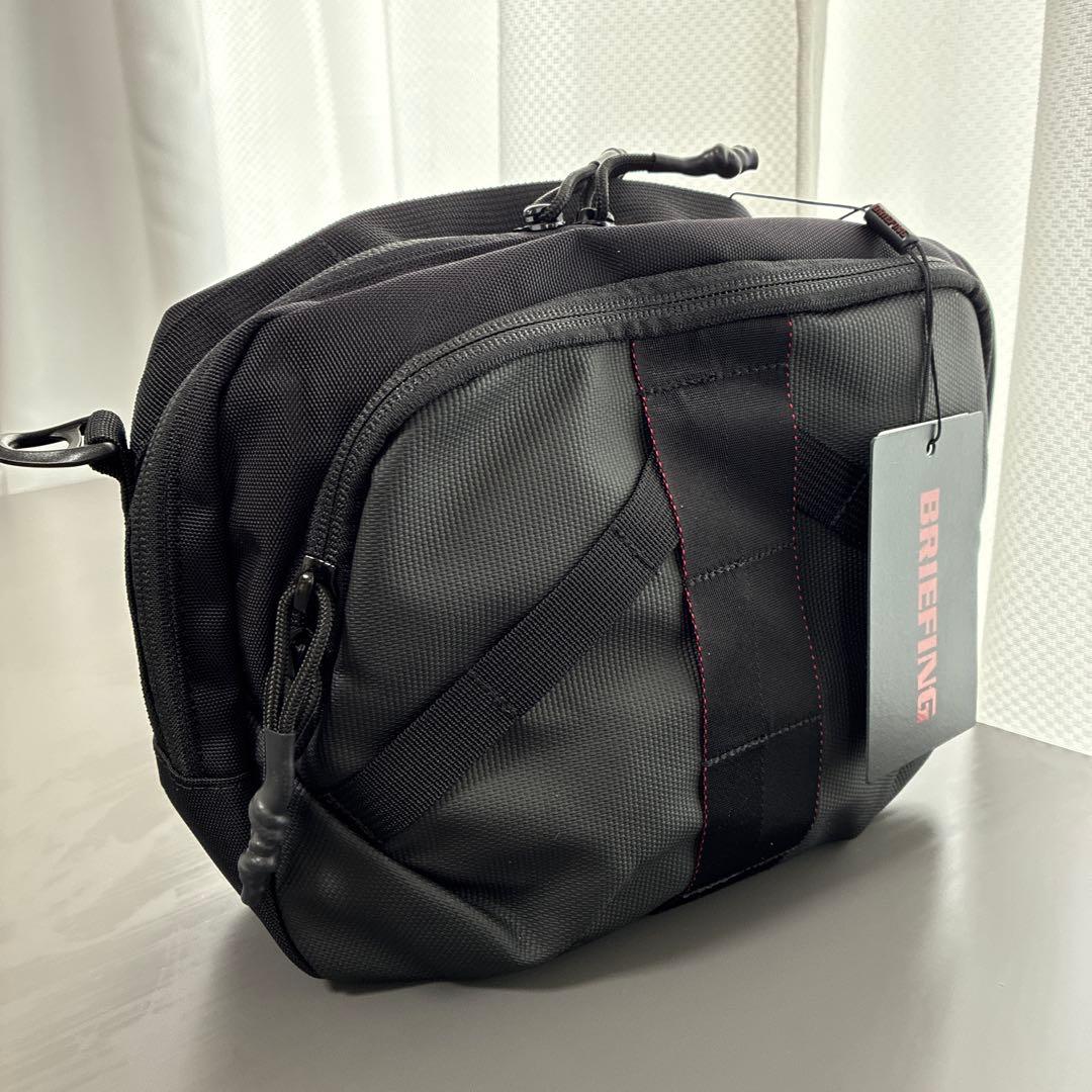 BRIEFING ショルダーバッグ ブラック/グレー