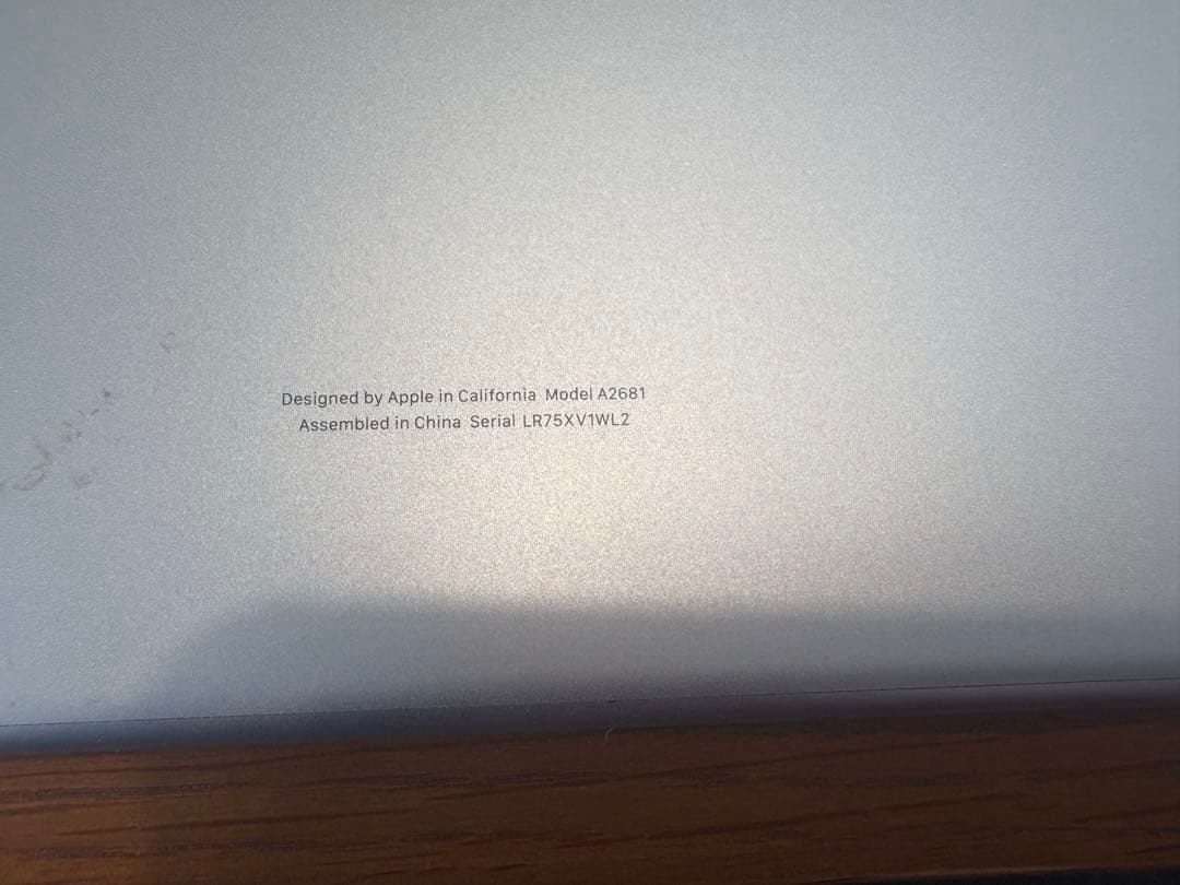 Apple MacBook13(英字キーボード) シルバー