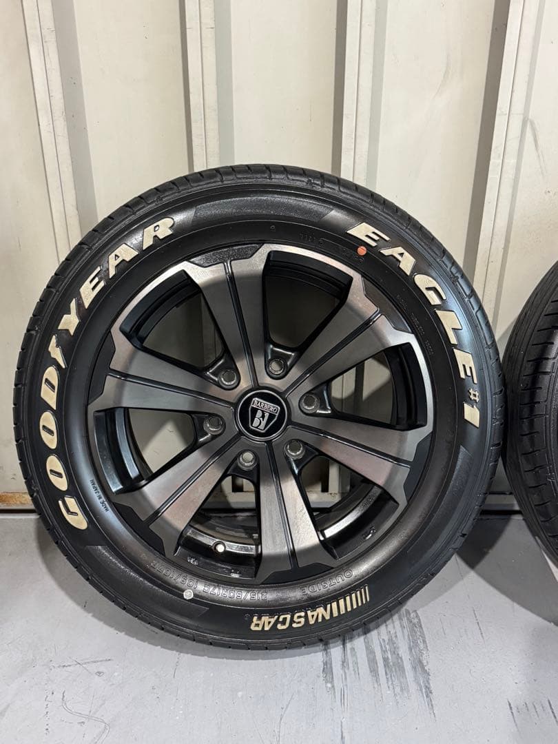 バルベロ　ハイエース　 17インチ ホイールセット ナスカー