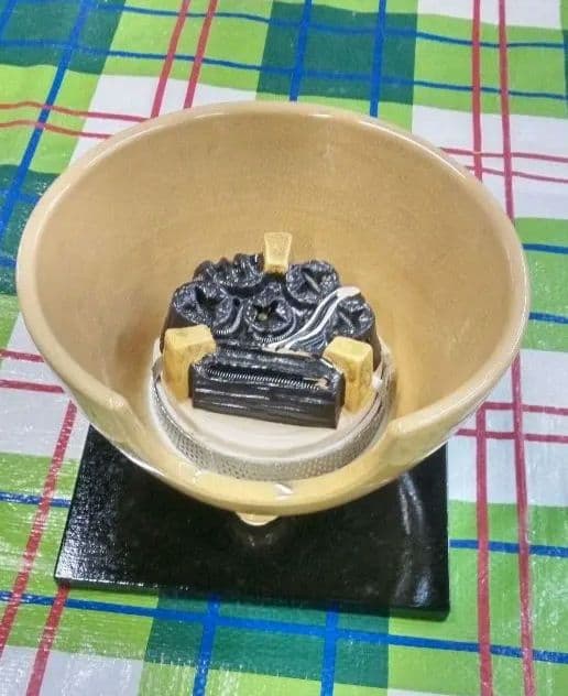 野々田式風炉型電熱器 枇杷色　さつま