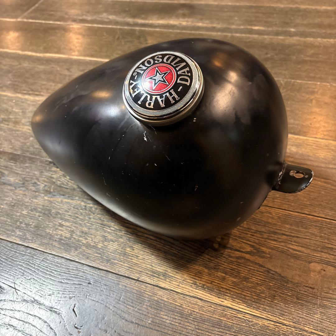 ハーレー　ショベルヘッド　エッグタンク　タンクキャップ　七宝焼