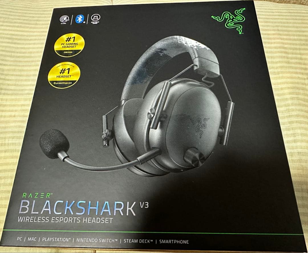 RAZER BLACKSHARK V3 ワイヤレスヘッドセット