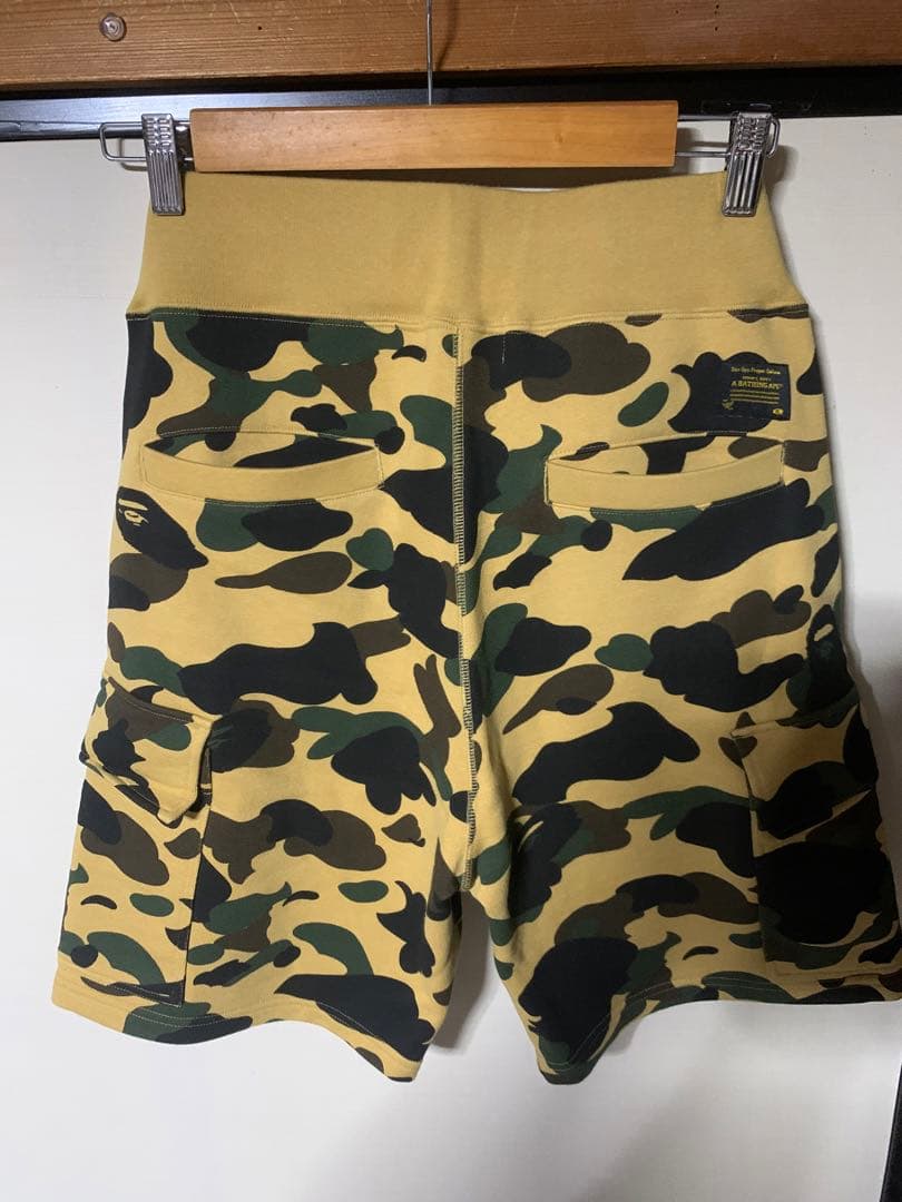 1st camo イエローハーフパンツ