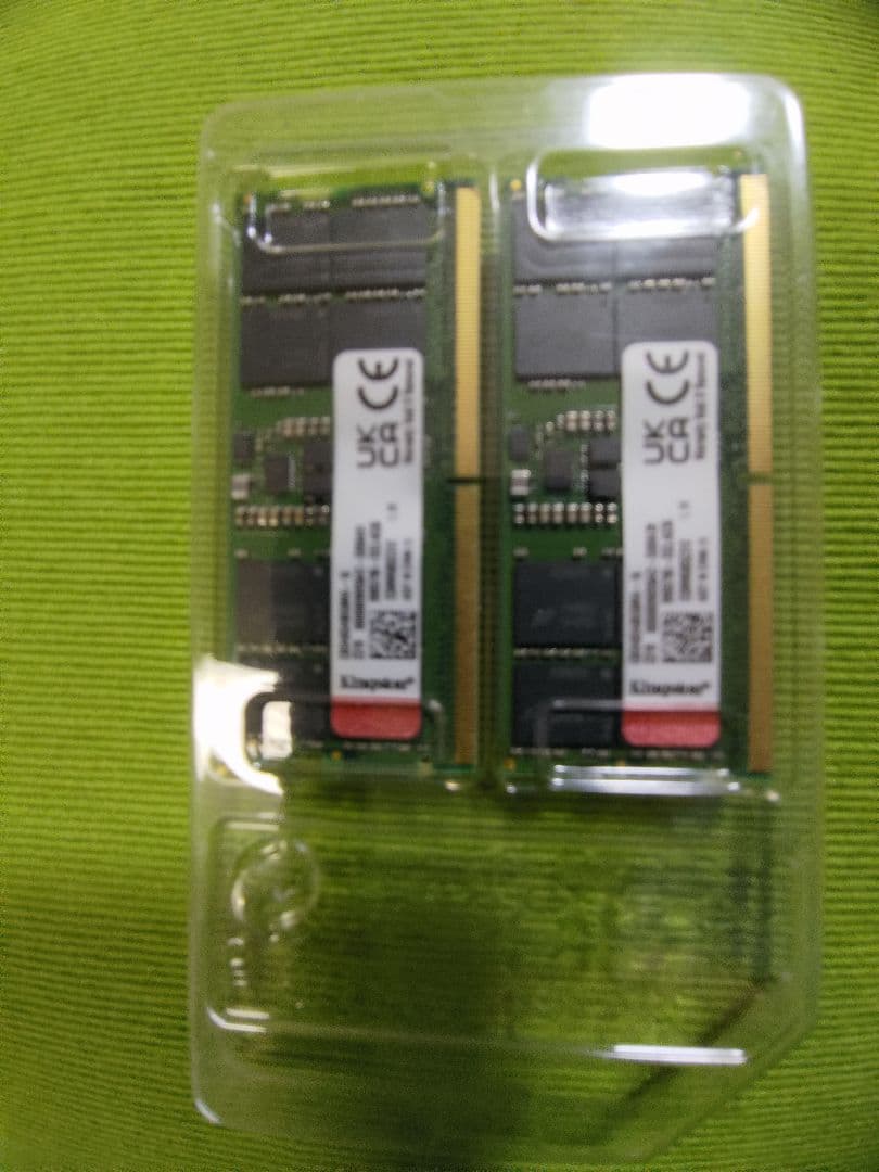 Kingston DDR5 8GB メモリー 2枚セット 16GB