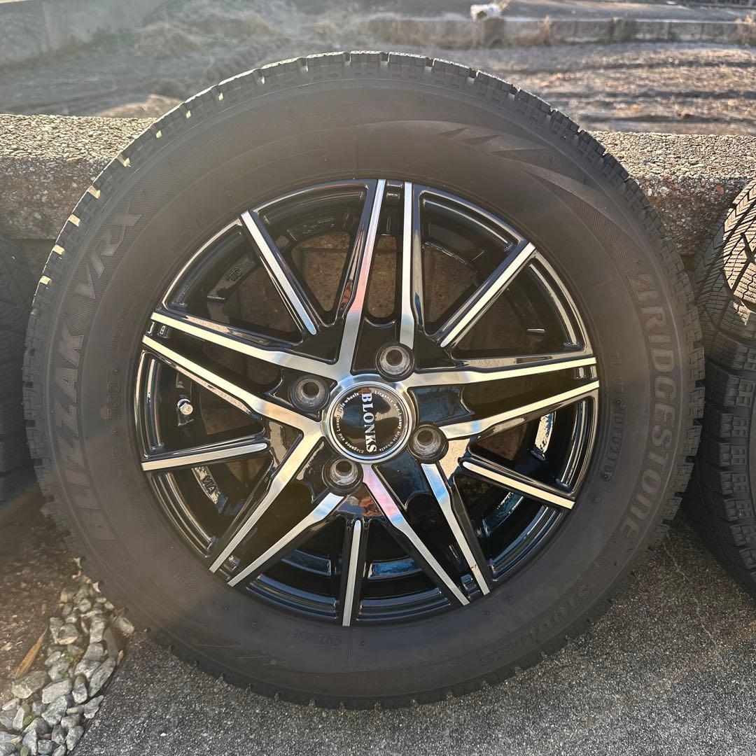 ブリヂストン スタッドレスタイヤ 155/65R13 4本セット