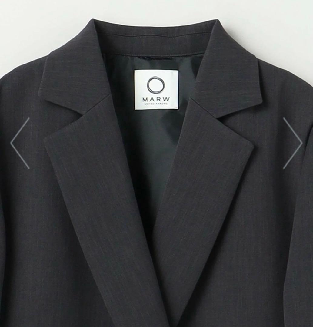 MARW UNITED ARROWS ダークグレー テーラードジャケット